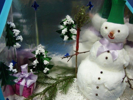 Школьный конкурс новогодних поделок