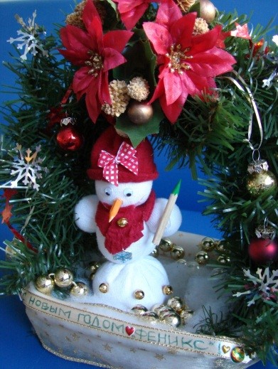 Школьный конкурс новогодних поделок